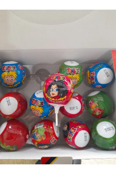Toybox Lolipop Şekerli Oyuncak 12 Adet - 1