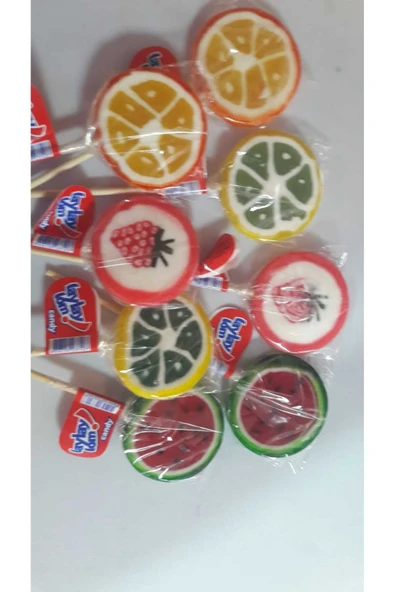 Atlas Shop Candy Laylaylom El Yapımı Lolipop Şeker 20 ADET - 5