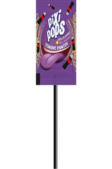 Rocco Pixi Pops Ağız Boyayan Lolipop Şeker Karışıkk 120 Adet - 1