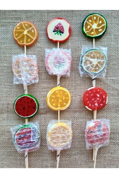 Sevde ARI Şekerleme Doremi Polonya Şekeri Lolipop Şeker 42 Adet 27 gr