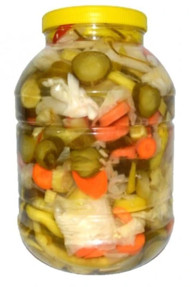 Meşhur Şalgamcı Fikri Dayı Ev Tipi Çubuk Karışık Turşu - 2 kg - 1