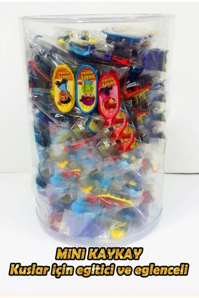 HEKİM PET 3lü Mini Set Kaykay Evcil Kuşlar Için,3'lü 1 Adet Pakettir.