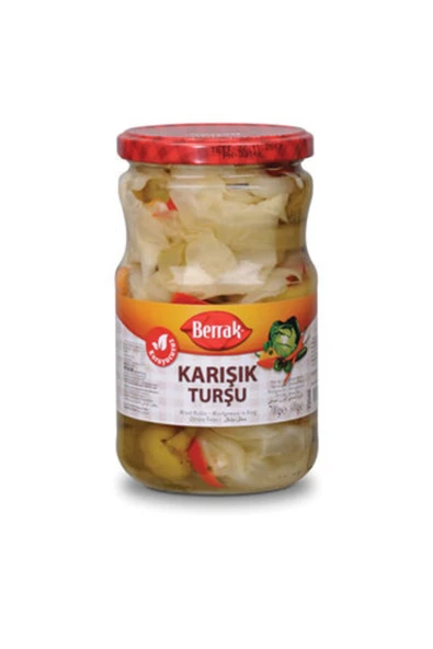 Berrak Karışık Turşu 680 G ( YAYLA MEKSİKA FASÜLYESİ 400 GRAM HEDİYE )