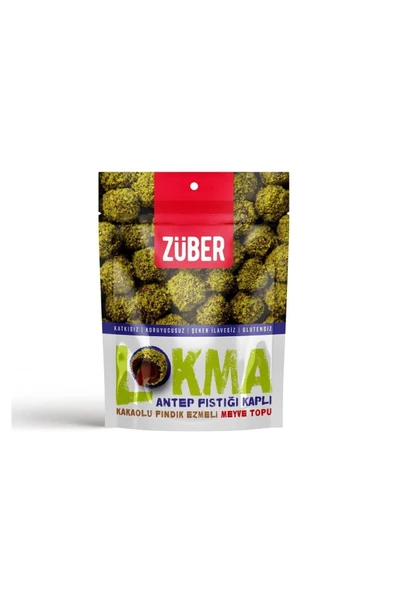 Çınar Collective Züber Lokma Organik Meyve Topları 96gr Antep Fıstıklı Çikolatalı