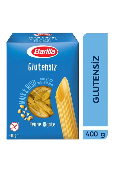 Barilla Glutensiz Penne Rigate/ Kalem Makarna 400 Gr