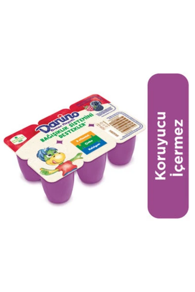 Danone Danino Orman Meyveli 6x40 G ( Activia Çilekli 4 * 10 gram Hediye )
