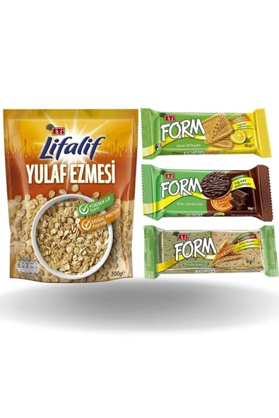 Eti Lifalif Yulaf Ezmesi X 3 Adet Form Lezzet Karmaşası