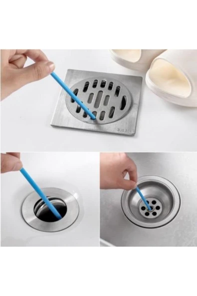 sevram Lavabo Gider Temizleyici 12 Adet Koku Giderici Çubuk - 2