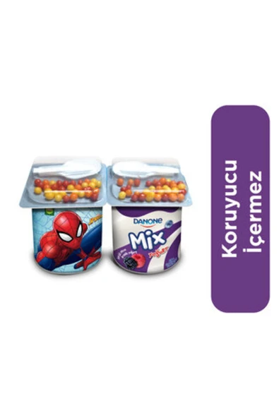 Danone Karışık Meyveli Yoğurt 2x95 G ( Activia Çilekli 4 * 10 gram Hediye )