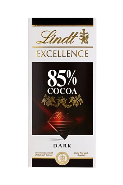 Lindt Excellence Bitter Tablet Çikolata Dark Cacao %85 10 gr - 2
