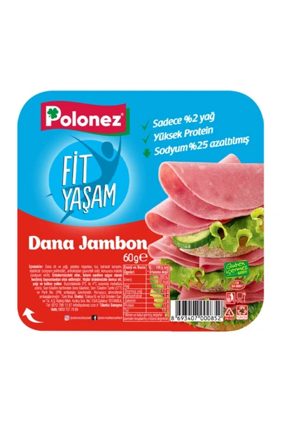 Polonez Fit Yaşam Jambon 60 gr - 1