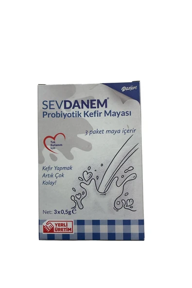 Danem Endanem Çok Kullanımlık Kuru Doğal Kefir Mayası 0,5 gr