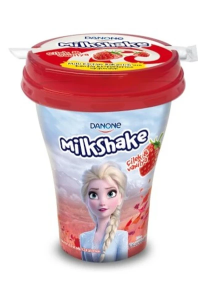 Danone ( 2 ADET ) Disney Milkshake Çilek&Vanilya 200 Gr - 1