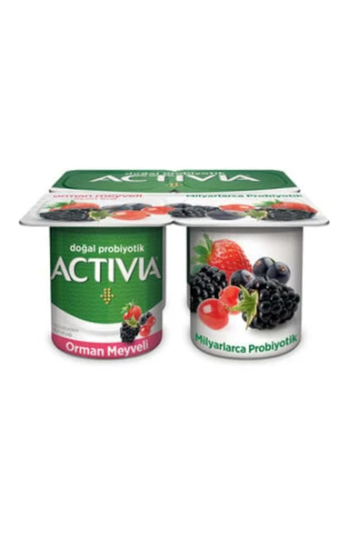 Activia Doğal Probiyotik Orman Meyveli Yoğurt 4x10 G