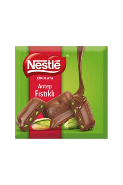 Nestle Antep Fıstıklı Sütlü Kare Çikolata 60 G * 1 Adet