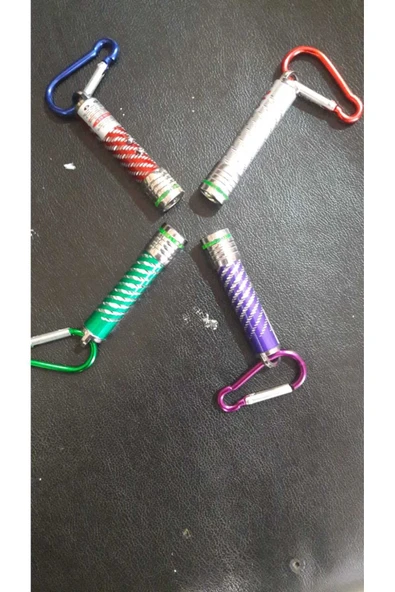 Atlas Shop 3 Fonksiyonlu Kırmızı Beyaz Işıklı Led Lazer Kedi Köpek Oyuncak Anahtarlık 3 ADET