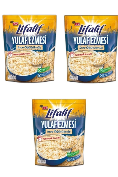 Eti Lifalif İnce Öğütülmüş Yulaf Ezmesi 350 g x 3 Adet - 2