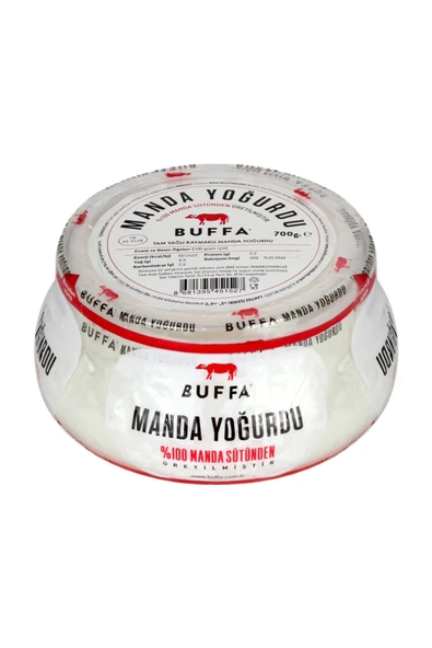 Buffa Tam Yağlı Kaymaklı Manda Yoğurdu 600 G