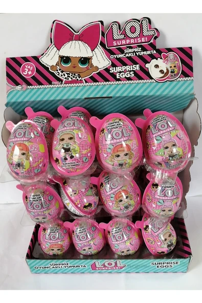 L.O.L. SURPRISE L.o.l Sürpriz Oyuncaklı Yumurta 24 Adet.