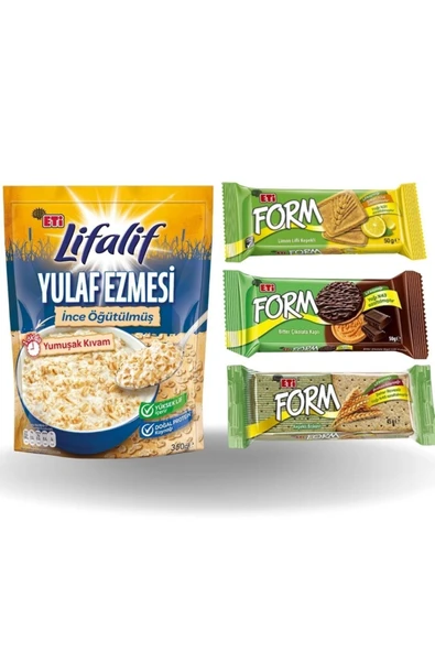 Eti Lezzet Ötesi Lifalif Yulaf Ezmesi X 3'lü Form Karışık Lezzetler