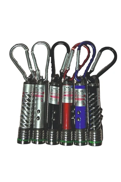 PatiCarni Pati_Carni 3 fonksiyonlu Led Lazer Kedi Köpek Oyuncağı Lazer Işığı AsortiKırmızı Işık