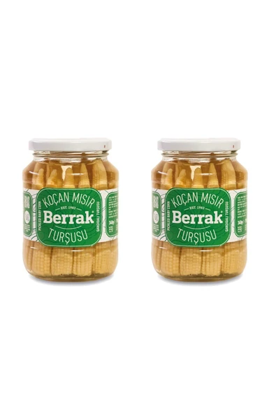 Berrak Mısır Koçanı Turşusu 340 Gram X 2 Adet - 1