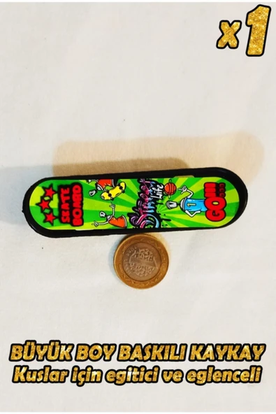 HEKİM PET Orta Boy Parmak Kaykayı Kuşlar Için,1 Adettir. - 5