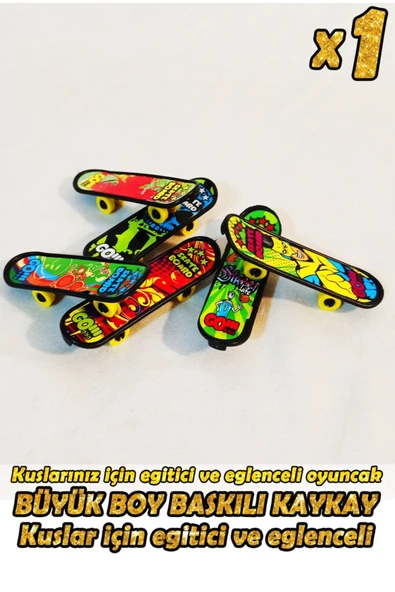 HEKİM PET Orta Boy Parmak Kaykayı Çocuklar Ve Kuşlar Için 1 Adet Parmak Kaykayı - 4