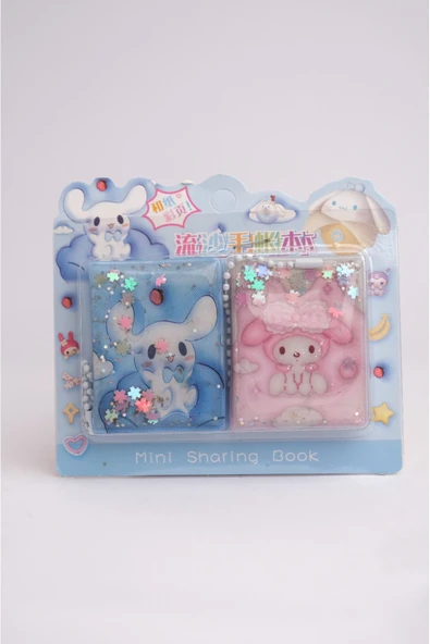 Snailtoys Sanrio Kuromi 6 Cm Mini Stıcker'lı Sulu Defter 1 Paket (PAKETTE 2 ADET VARDIR)