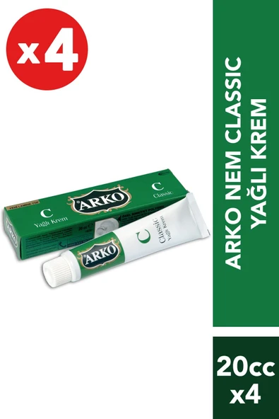 ARKO Klasik Yağlı Krem 20 Cc 4'Lü Set - 1