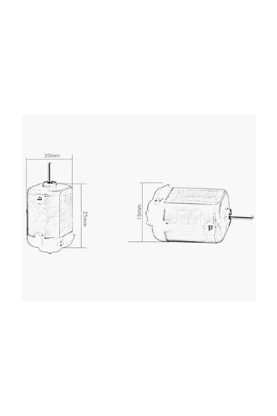 Arduino 10 Adet Dc Motor Deney Motoru 3v 6v Motor Yüksek Devir Dinamo Motor D.m - 3