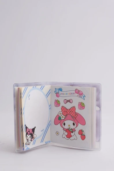 Snailtoys Sanrio Kuromi 6 Cm Mini Stıcker'lı Sulu Defter 1 Paket (PAKETTE 2 ADET VARDIR) - 3