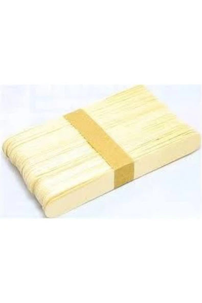 Brons Ahşap Dil Basma Çubuğu Abeslang Naturel 50 Li Paket 150x18 Mm Çx - Resim 2