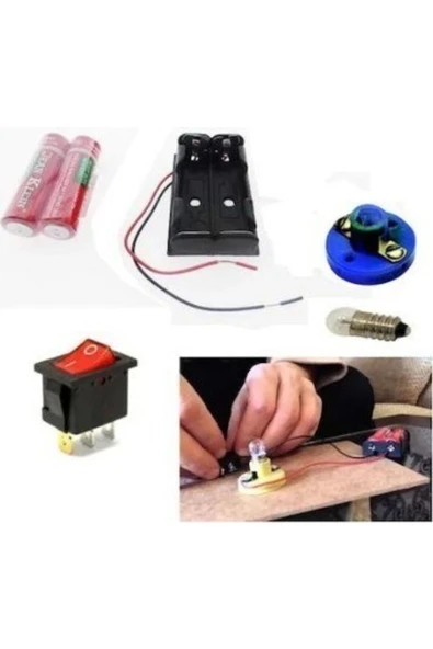 Tuğra Elektrik Deney Seti Öğrenci Deney Seti Okul Seti 2 Li - 2