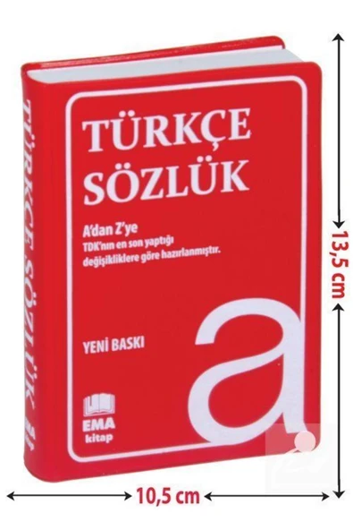 Ema Kitap Türkçe Sözlük (Plastik Kapak) & A'dan Z'ye TDK Uyumlu - 1