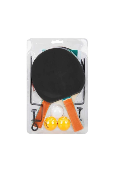 Rising Sports Pinpon Raket Seti - Siyah Raket - 1