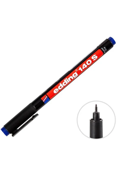 Edding Marka: Eddıng 140 S Permanent Asetat Kalemi 0.3 Mm Uçlu Mavi Kategori: Tükenmez Kalemler - 1