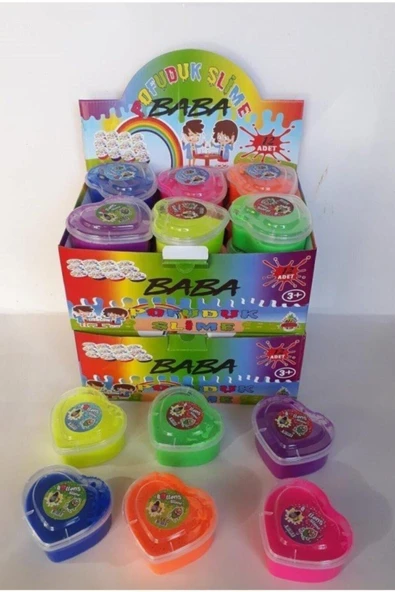 Baba Evi 3 Adet Pofuduk Slime Seti: Kalpli Tasarımıyla Çocukların Favorisi - 1