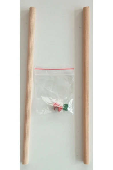 anadolu pazarlama Karagöz Hacivat Kukla Seti Oynar Eklemli 25 Cm Kutulu Set - 4