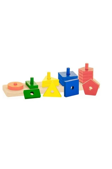 Play Wood Playwood Ahşap Geometrik Şekiller Ony305 - 2