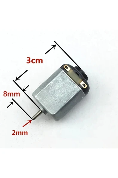 Arduino 10 Adet Dc Motor Deney Motoru 3v 6v Motor Yüksek Devir Dinamo Motor D.m - 5