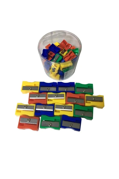 Rubenis Kalemtıraş Ekonomik Kavanozda Köşeli Kalemtraş (72 Lİ PAKET)