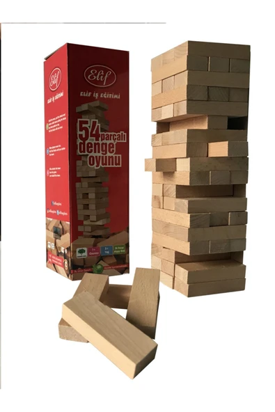 Elif Jenga Denge Oyunu 54 Parça - 1