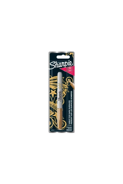 Sharpie Metalik Markör Altın Tekli Blister 1986003 - Resim 2