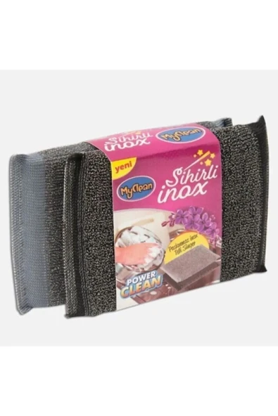 Gerçek Efsane 2'li My Clean Sihirli Inox Paslanmaz Telli Sünger