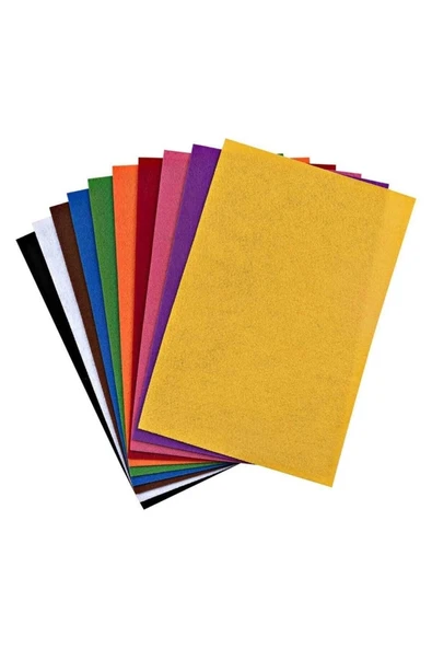 Bubu Keçe 10 Renk 20x30 El Işi Etkinlikleri ( Kırtasiye) ürün görseli 1