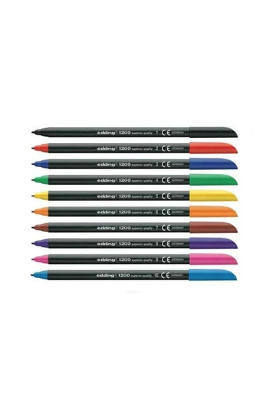 Edding 1200 Keçeli Kalem 10lu Poşet ürün görseli 1