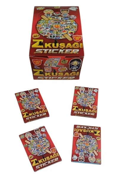 Toys Z Kuşağı Sticker  4 Adet mini Kutu - 2