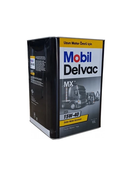Mobil Delvac MX 15W-40 18 lt Motor Yağı - Resim 2