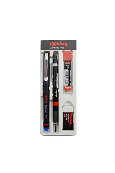 Rotring Visumax 0.7 Roller 4 Lü Set Mavi ürün görseli 1